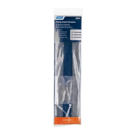 Camco Camper/RV Flying Insect Screen | Features a Heavy-Duty Stainless Steel Mesh Cover | 3-Pack (42158)