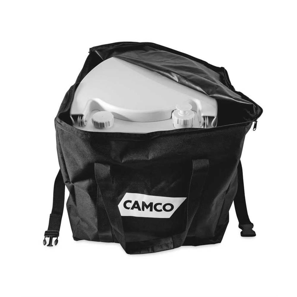Camco Camper/RV Portable Toilet Storage Bag Features a Waterproof PVC