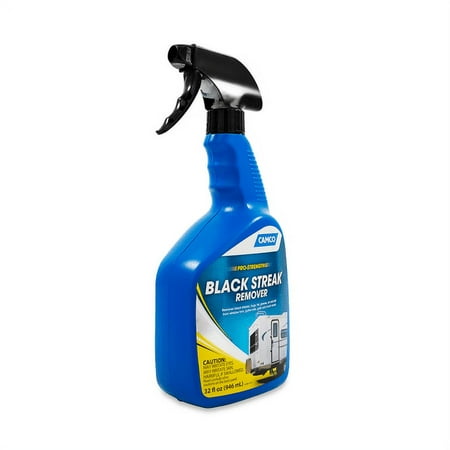 Camco Camper/RV Pro-Strength Black Streak Remover | Cleans off Black Streaks, Bugs, Tar, and More | 32oz (41008)