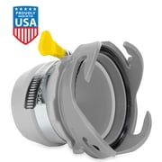 Camco Camper/RV Sewer Hose 4-Prong Bayonet Fitting, 3" Twist-It Clamp (39210)