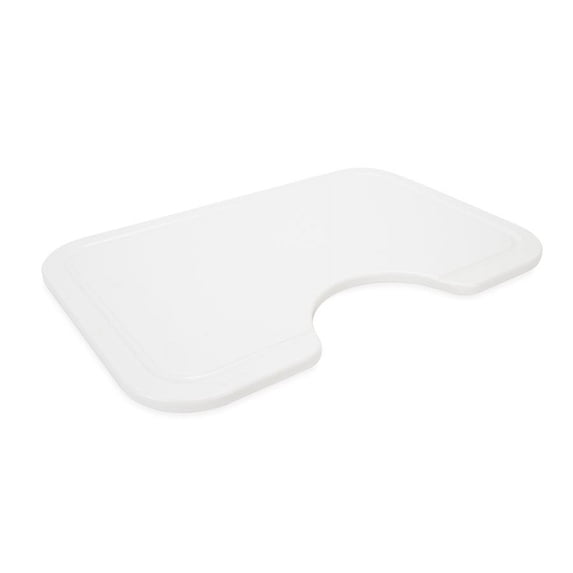 Camco Camper/RV Sink Mate Cutting Board | Adjustable Non-Slip Rubber Feet & Scrap Cut-Out | 12" x 18" (43850)