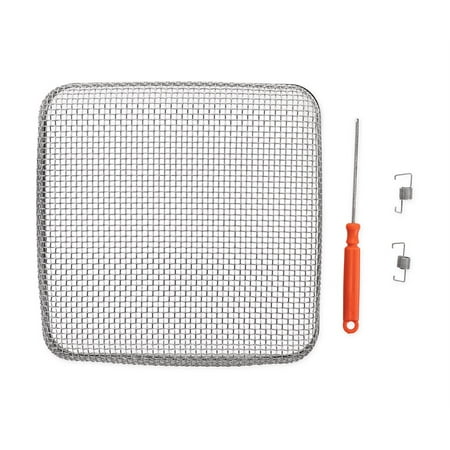 Camco Camper/RV Water Heater Flying Insect Screen | Features a Heavy-Duty Stainless Steel Mesh Cover (42151)