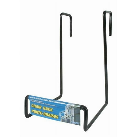 Camco Chair Rack Hooks Over Ladder Style, Black