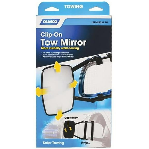 Camco Clamp-On Towing Mirror