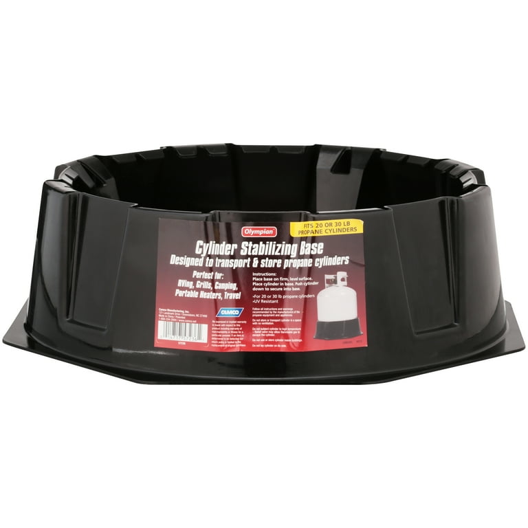 Camco Cylinder Stabilizing Base for 20 lbs and 30 lbs Propane Tank Camco Cylinder Stabilizing Base for 20 lbs and 30 lbs Propane Tank