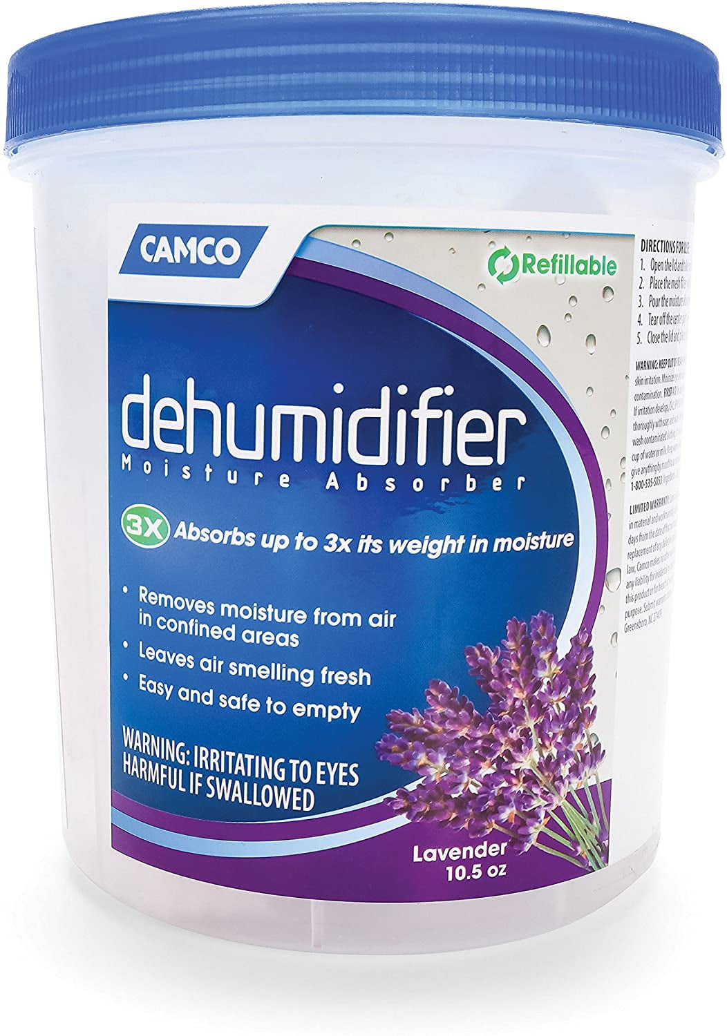 Camco Dehumidifier Moisture Absorber Absorbs Up to 3x Its Weight in