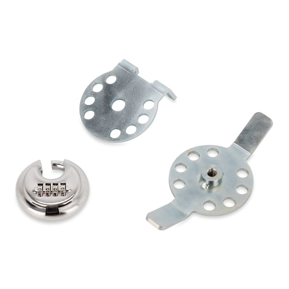 Camco Camper/RV Double Propane Tank Locking Device | Features a Combination Lock for Keyless Access & Heavy-Duty Steel Design (40590)