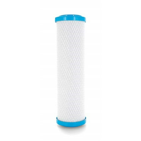 Camco EVO X2 Camper/RV Carbon Block Replacement Cartridge | Features 0.5 Micron Filtration & Greatly Reduces Chlorine and Cysts (40638)