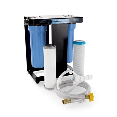 Camco Evo X2 Dual Stage Premium RV Water Filter Kit (40639)