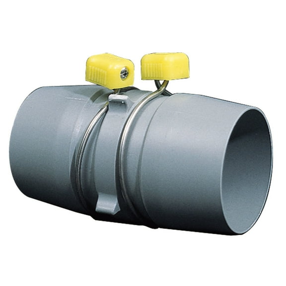 Camco Easy Slip 39163, Blue Plastic 4" Bumper RV Sewer System Accessories with Airtight Seal