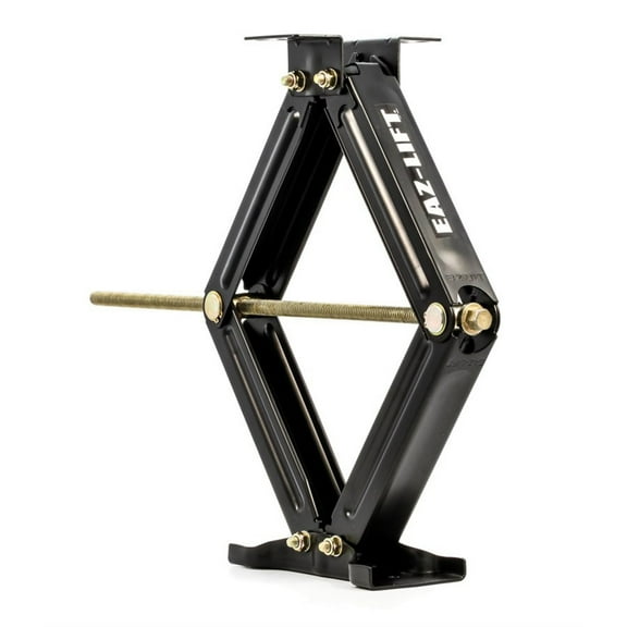 Camco Eaz-Lift 24" Leveling Scissor Jack 5,000-Pound Rating | Black | Metal (48810)