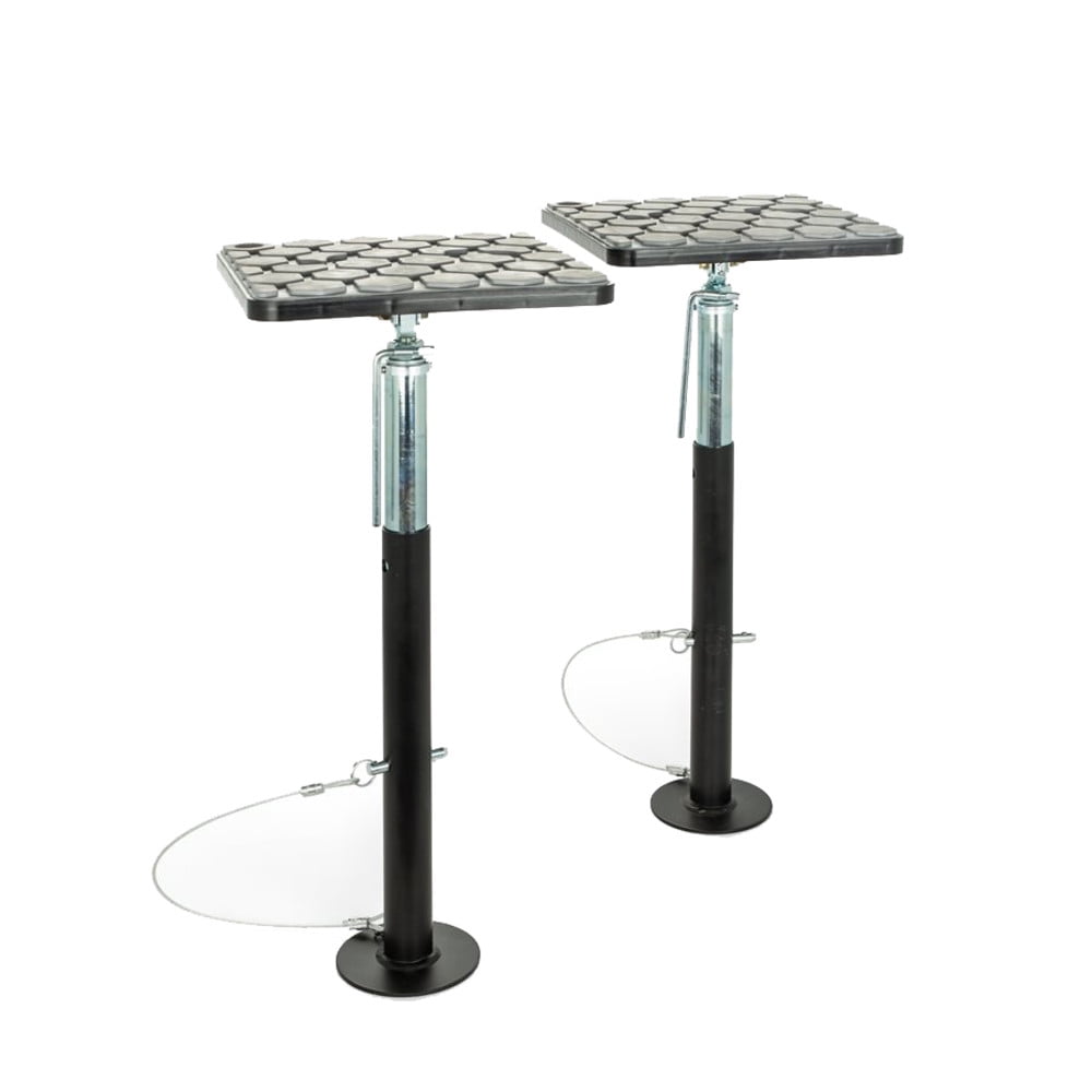 Camco Eaz-Lift Camper/RV Patio Supports | Each Support Features 1,000lb Weight Rating & Adjustable Height | 2-Pack (48869)