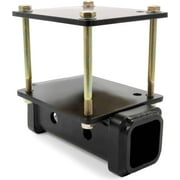 Camco Eaz-Lift Square RV Bumper Hitch - Black, Powder-Coated Steel (48473)