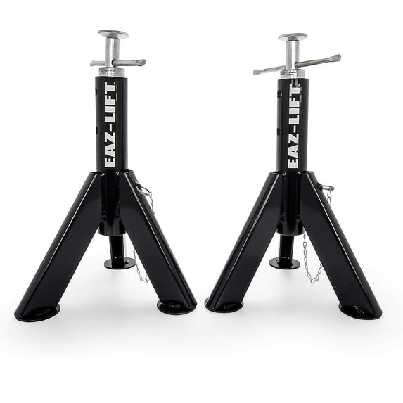 Camco Eaz-Lift Telescopic Jack, 2 Pack | Black | Metal (48860)