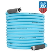Camco EvoFlex 50-Foot Camper/RV Drinking Water Hose, Lead, BPA, and Phthalate-Free, Blue (22793)