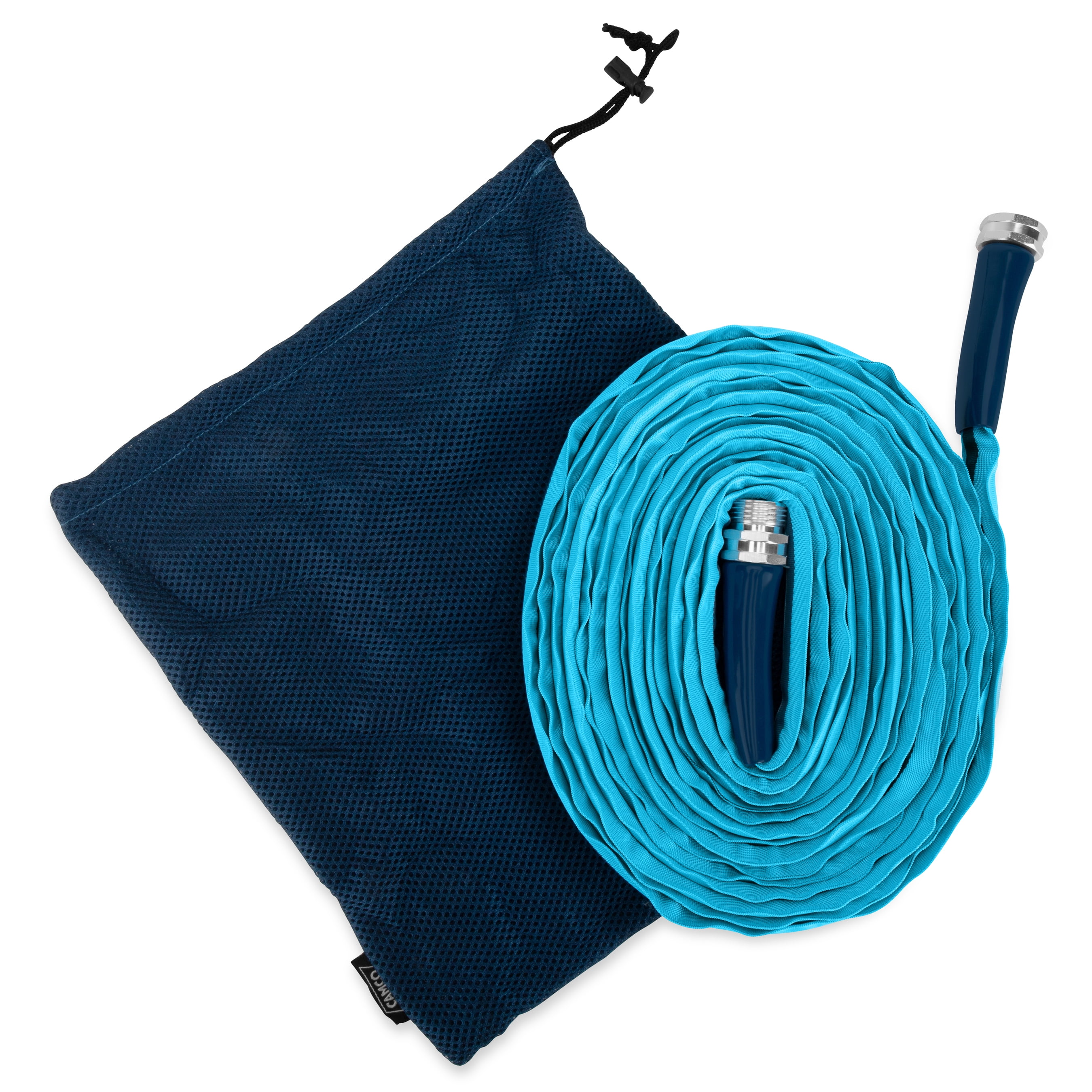 Camco EvoFlex2 25ft RV Drinking Water Hose - Fresh Camping Accessories, 5/8-Inch Diameter, Blue (22577)