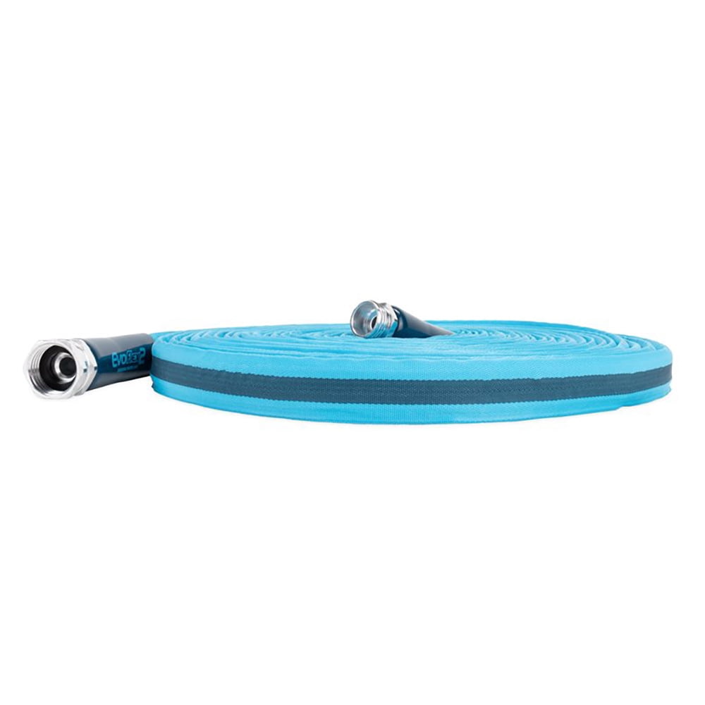 Camco EvoFlex2 50-Foot RV Drinking Water Hose - 5/8-Inch Inner Diameter, Blue (22579)