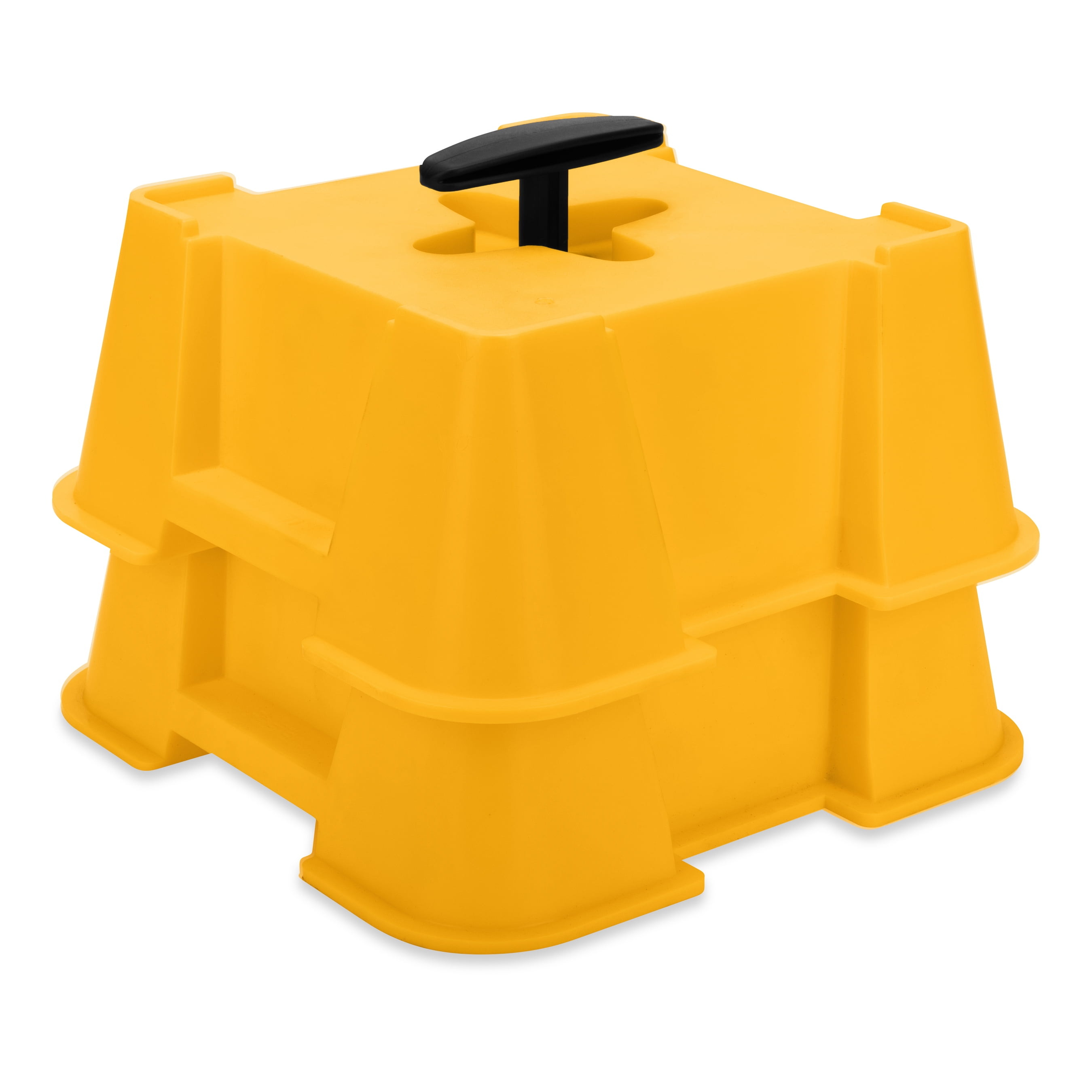Camco FasTen RV Leveling Blocks Supports Up to 8,000 Pounds Yellow, 2Pack (44539)