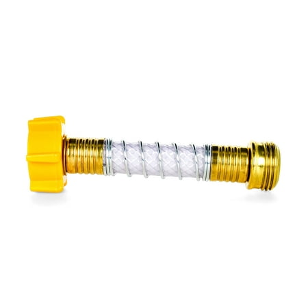 Camco Flexible Hose Protector with Gripper | Brass, Silicone, Plastic | Multicolor/White (22703) price history and forecast - Camco 22703