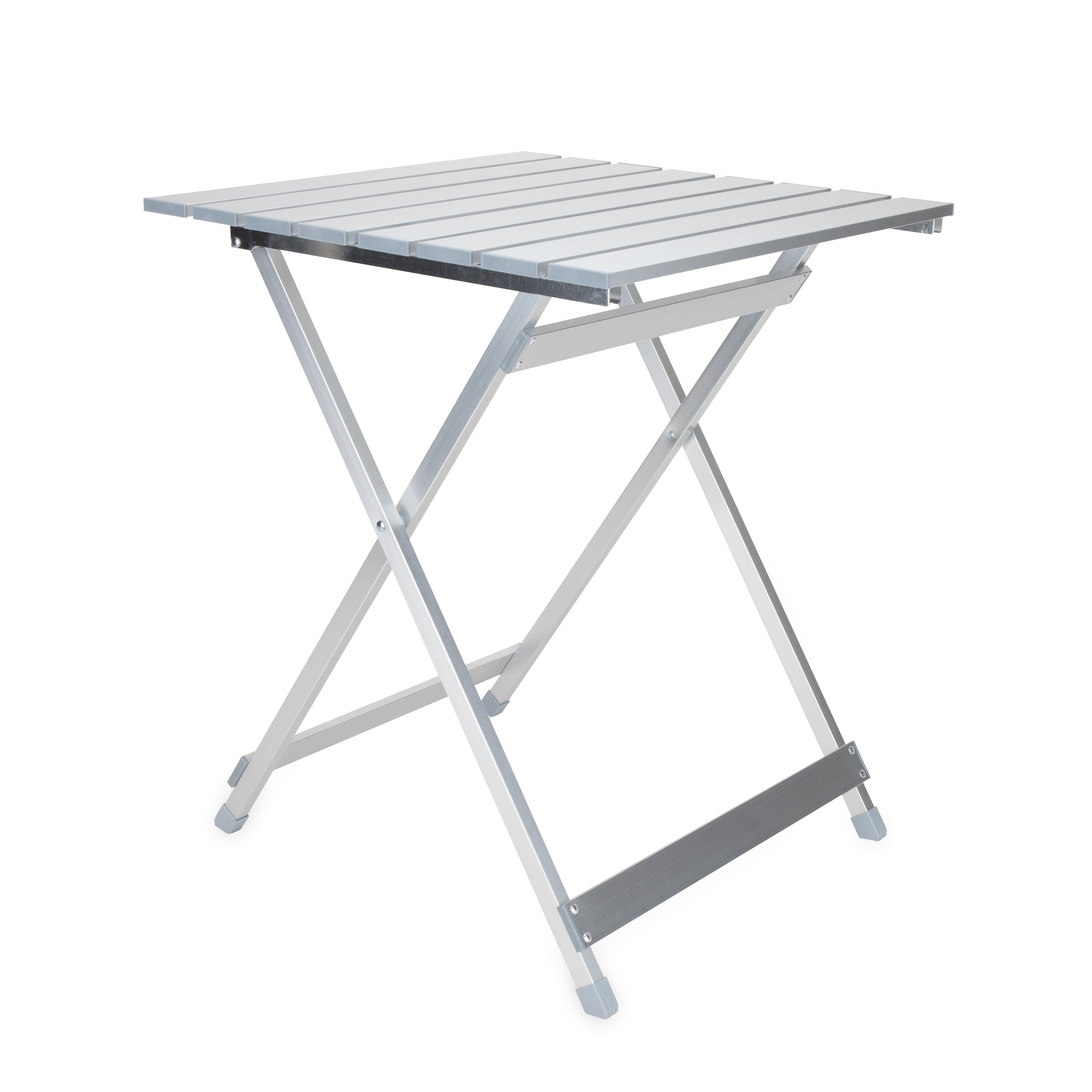 Camco, Folding Aluminum Large Side Table, 51891, Supports up to