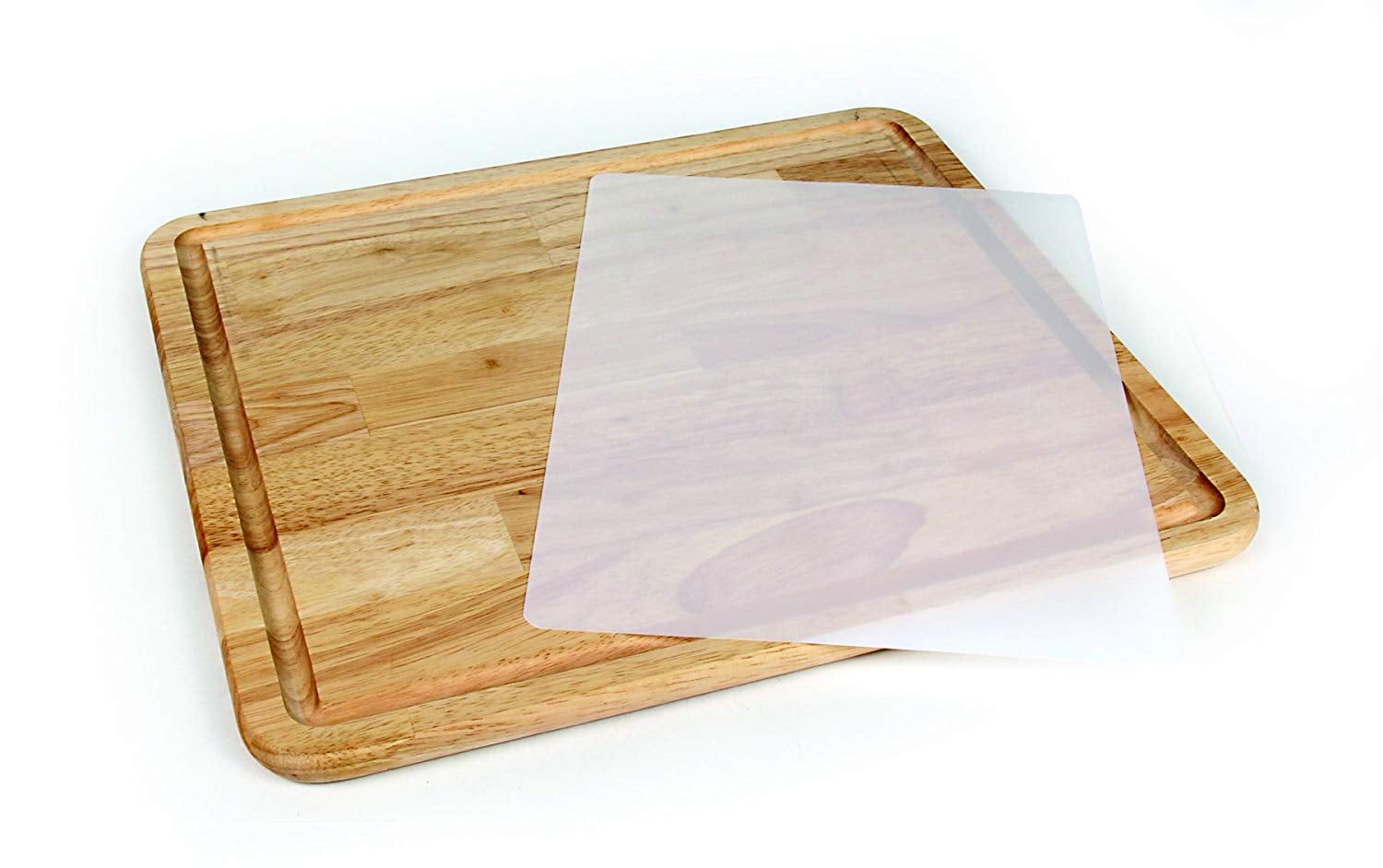 Camco Hardwood Cutting Board and Stove Topper With Non-Skid Backing. Includes Flexible Cutting Mat