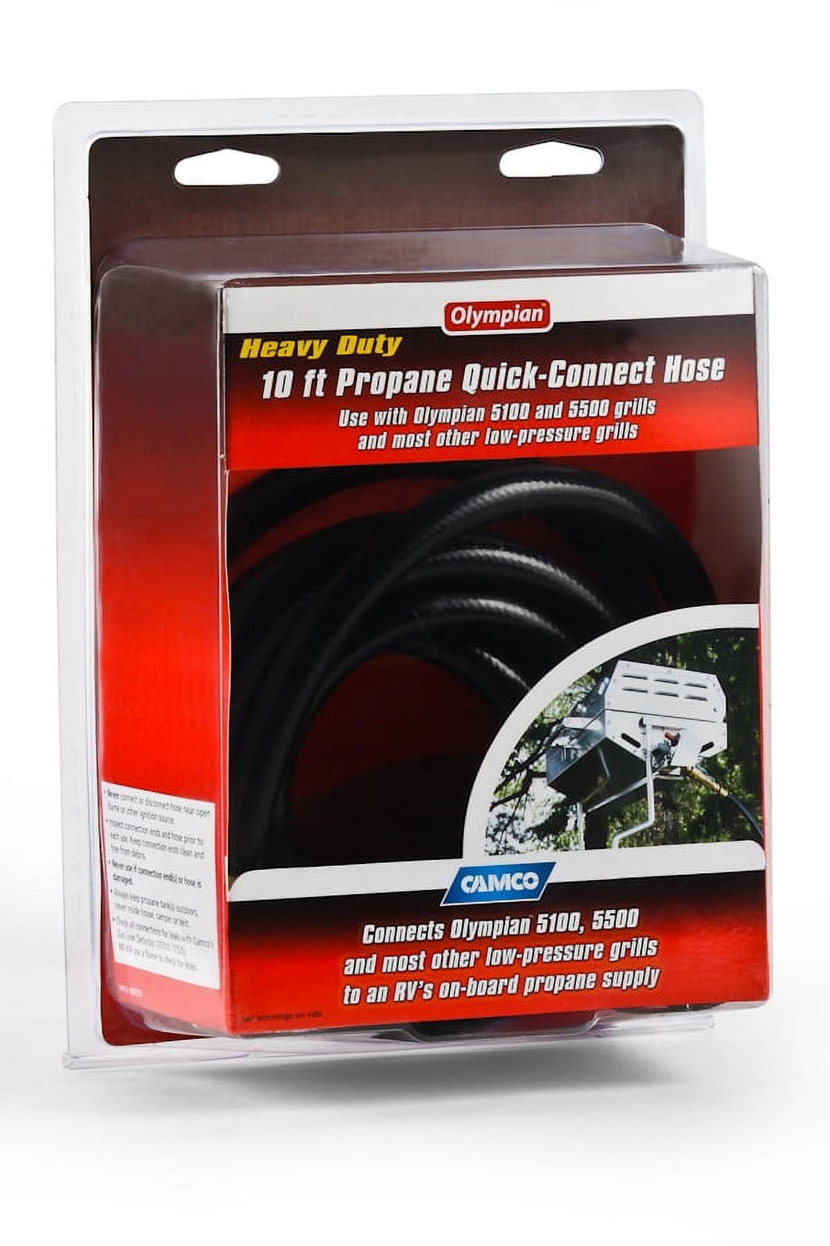 Camco 10 ft. L Propane Quick-Connect Hose Camco 10 ft. L Propane Quick-Connect Hose