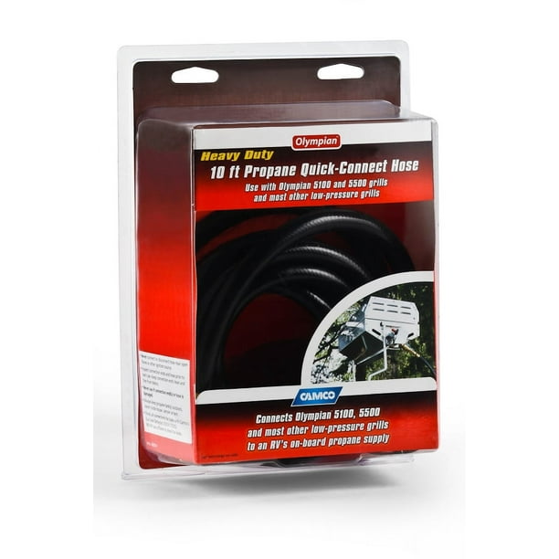 Camco 10 ft. L Propane Quick-Connect Hose