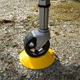 thumbnail image 1 of Camco Heavy Duty Wheel Dock with Rope Handle - Helps Prevent Trailer Wheel from Sinking Into Dirt or Mud, Easy to Store and Transport (44632), 1 of 10