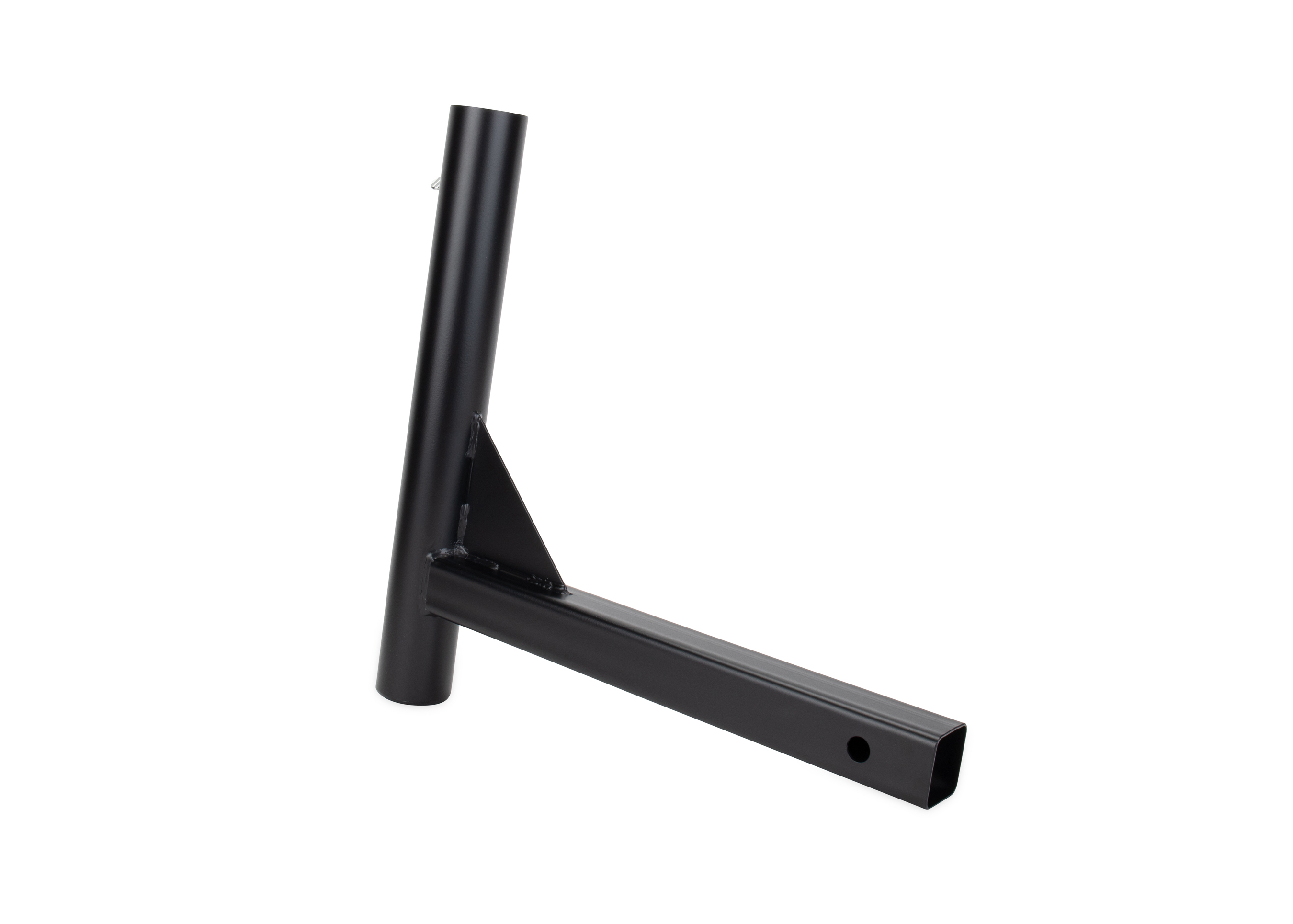Camco Hitch Mount Flagpole Holder | Fits Standard 2-inch Hitch Receivers | Powder-Coated Finish, Black (51611) - image 1 of 6