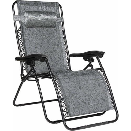 Camco Large Zero Gravity Chair, Black