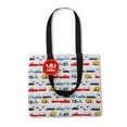 thumbnail image 1 of Camco Life is Better at The Campsite Canvas Tote Bag with Magnetic Closure and Zippered Interior Pocket - Reusable Grocery Bag, Beach Bag - Retro RV (53203), 1 of 10