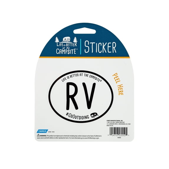 Camco Life Is Better at the Campsite RV Destination Sticker (53252)