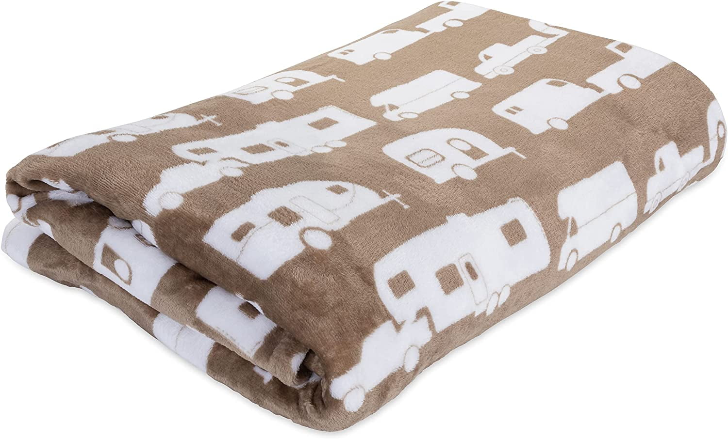 Camco Life is Better at The Campsite Plush Fleece Blanket QueenSized Blanket Measures 90