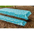 thumbnail image 1 of Camco Life is Better at the Campsite Vinyl Tablecloth with 2 Bench Covers, 1 of 7