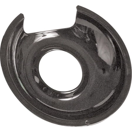 Camco GE/Hotpoint Electric Range Universal Drip Pan, For Use With Hinged Elements, 6 in Dia, Porcela