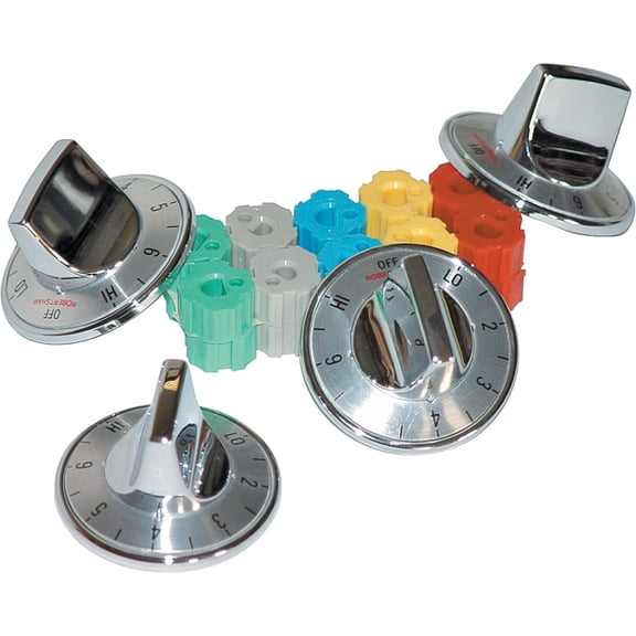 Camco Manufacturing 6838668 Chrome Electric Range Burner Knob