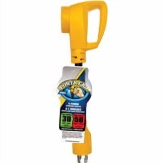 Camco Mfg. Inc./RV Camco Power Grip 30/50A Dogbone RV Generator Adapter - Pack of 8