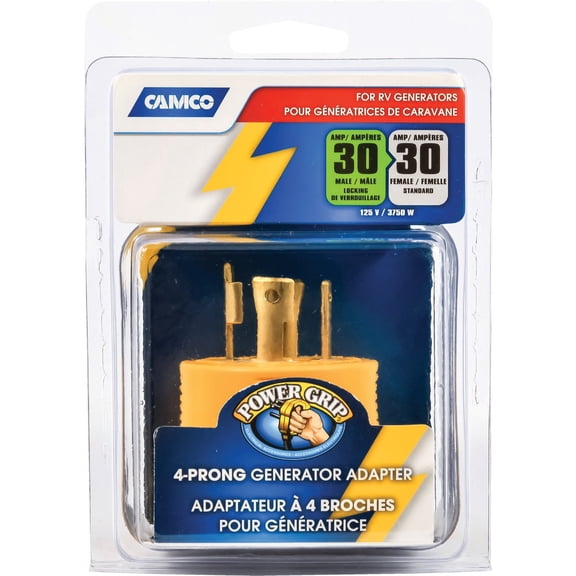 Camco Mfg. Inc./RV Camco Power Grip RV Generator Adapter - Pack of 6