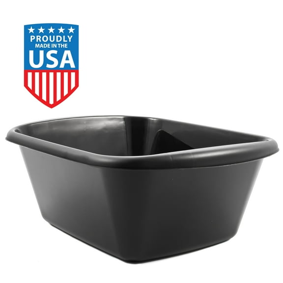 Camco Mini Dish Pan for RV/Marine Sinks, Black (43515)