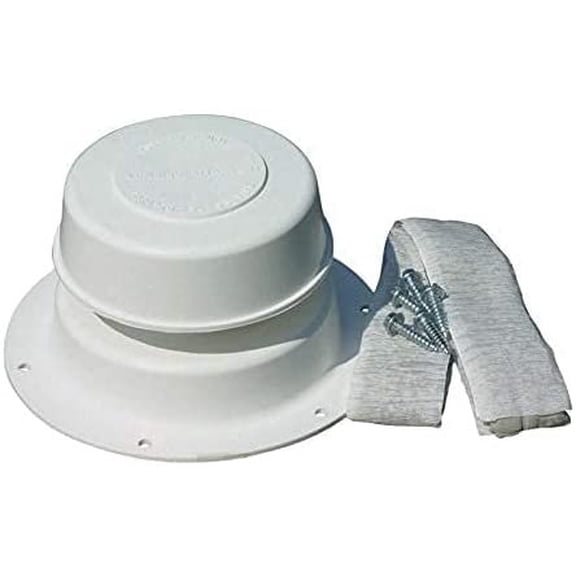 Camco RV Plumbing Vent Kit - Includes Hardware and Putty Tape - 1 Pack