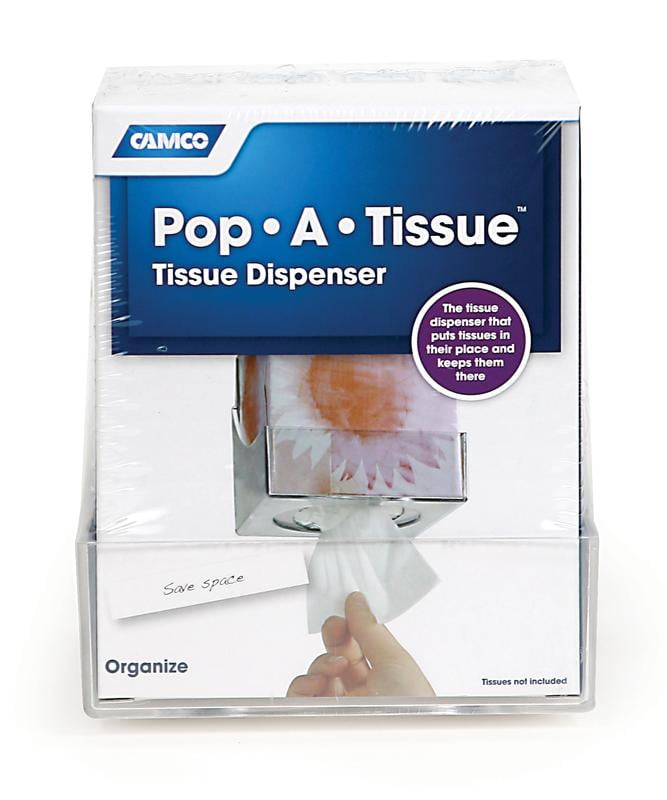 Clear Under Cabinet Tissue Box Holder