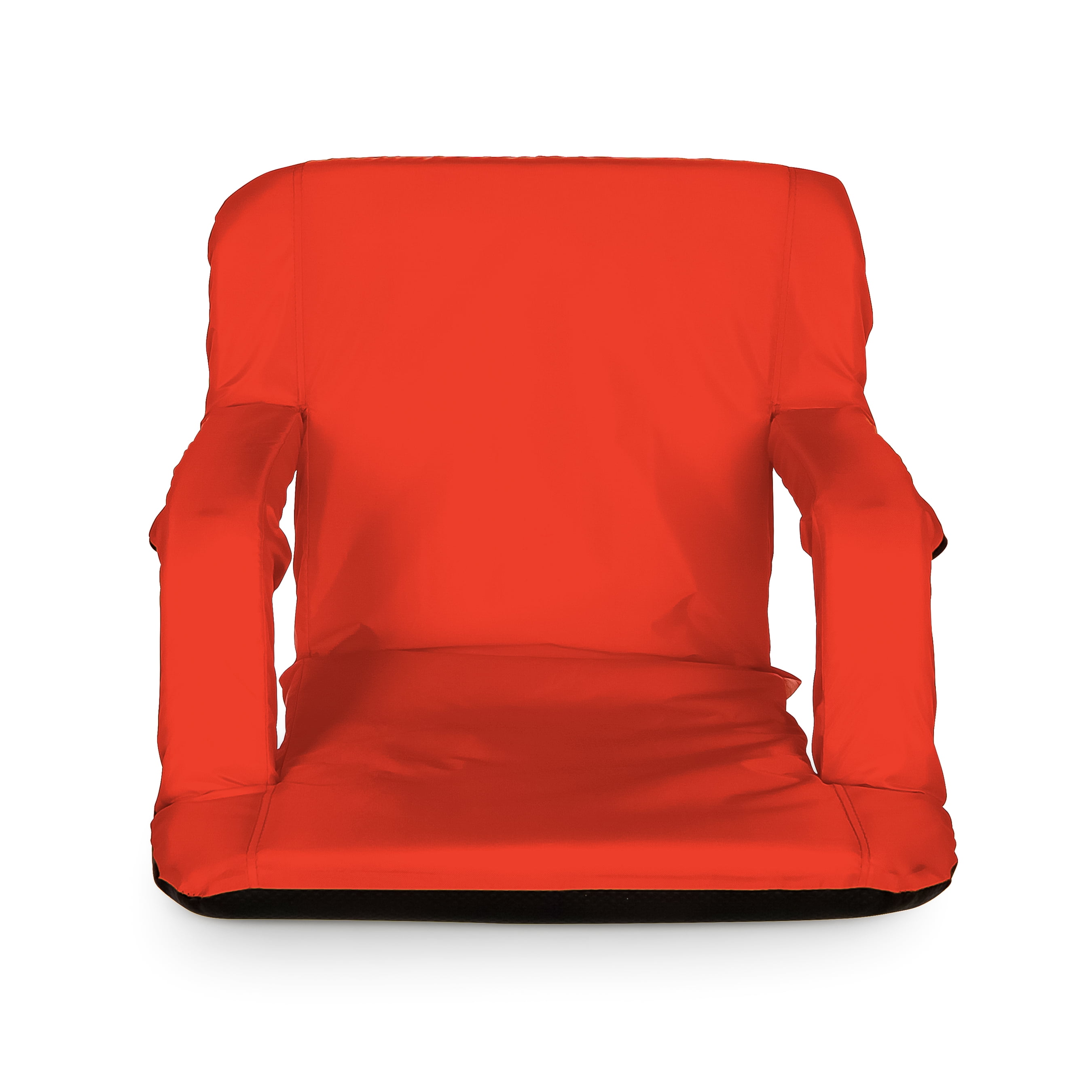 Red Foldable Polyester Stadium Seat with Armrests