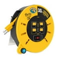 thumbnail image 1 of Camco Power Grip 30-Foot Extension Cord Reel with USB Charging Ports | Provides an Extended Length to Power Your Equipment and Devices | Features Multiple Built-in Power Outlets (55290), 1 of 10
