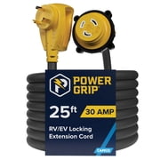 30-Amp RV Extension Cord/Level 1 EV Charger, 25' Length, 125V/3750W — 10AWG (55501)