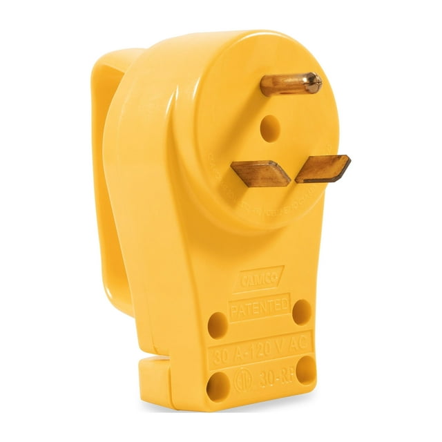 Camco PowerGrip Camper/RV 30 Amp Replacement Plug (55245)