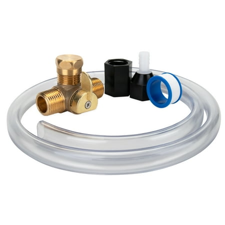 Camco Pump Converter RV Winterizing Kit - Brass Valve and Pump Adapters - Multicolor (36543)