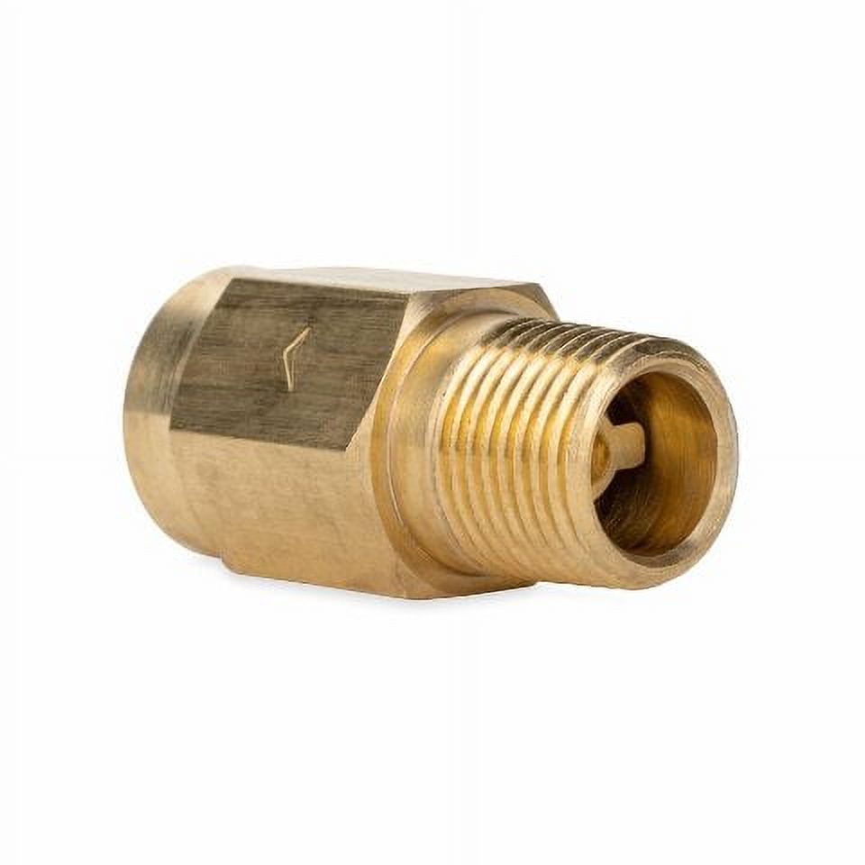 Camco RV 1/2" Back-Flow Preventer  | 1/2-inch or 3/4-inch (Male x Female NPT) | Lead-Free Brass (23303) - image 1 of 7