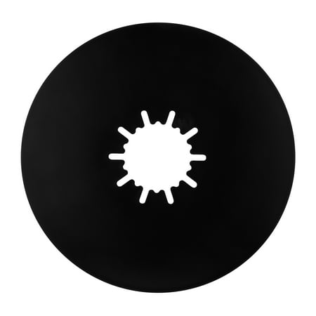Camco RV 5th Wheel Lube Plate | 12-inches | Black Plastic (44674)