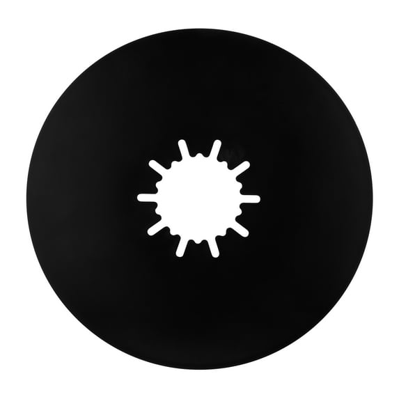 Camco RV 5th Wheel Lube Plate | 12-inches | Black Plastic (44674)