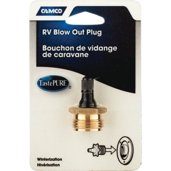 Camco RV Blow Out Plugs - Pack of 4